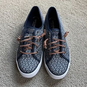 Sperry Womens Crest RARE Anchor Shoes